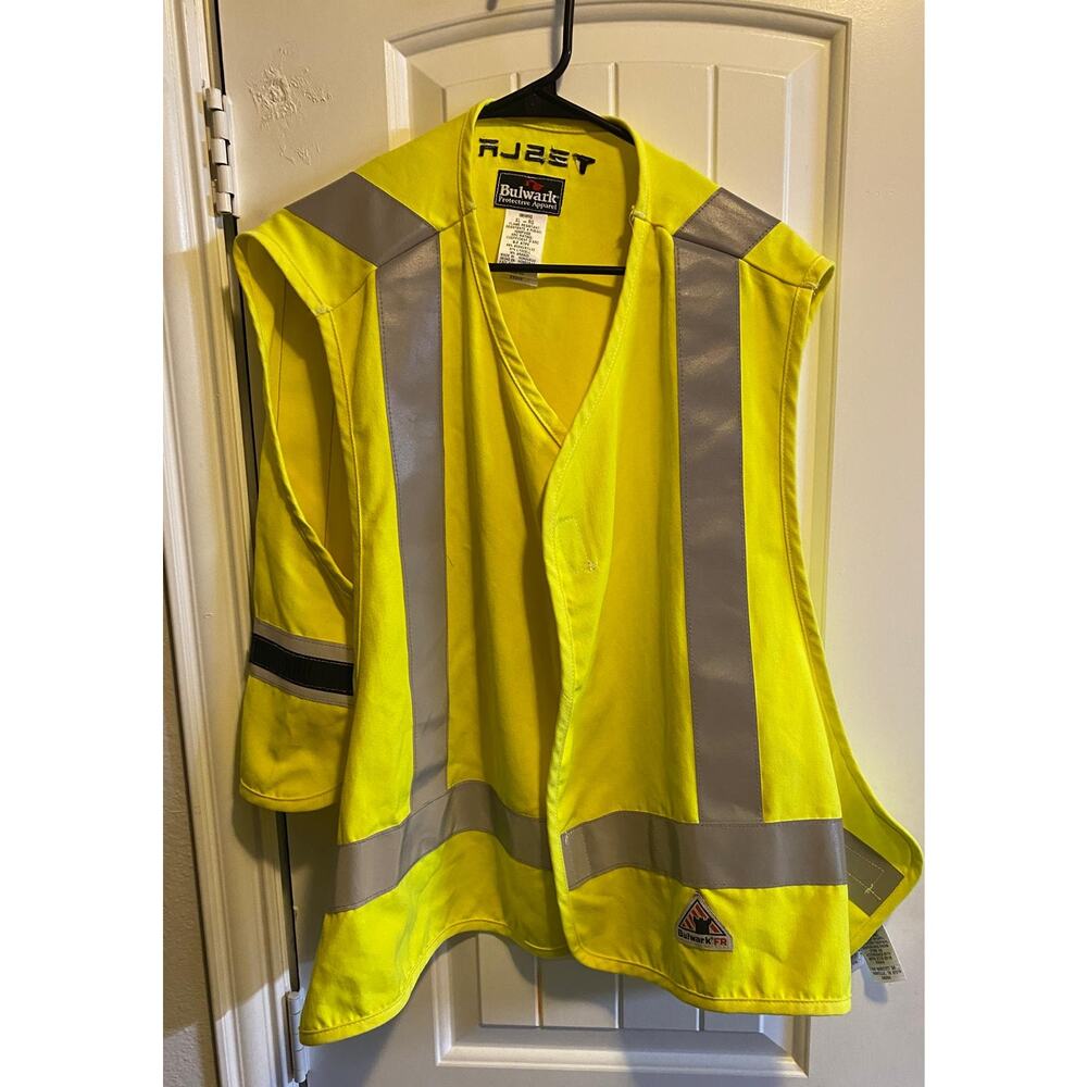 Tesla Bulwark FR Hi Vis Safety Vest XL Reflective Pre Owned